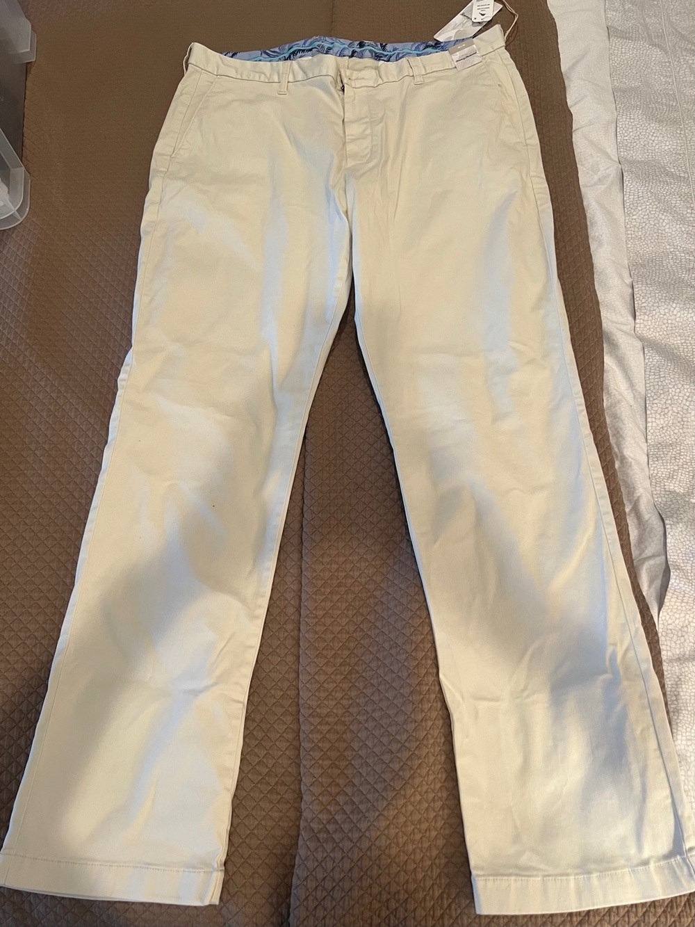 Tommy Bahama Cream Chino Pants - Picture 1 of 2